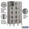 Salsbury Industries 5 Tier Box Vented Locker, 36"Wx66"Hx15"D, 15 Door, Gray, Unassembled 75355GY-U - alternate 2